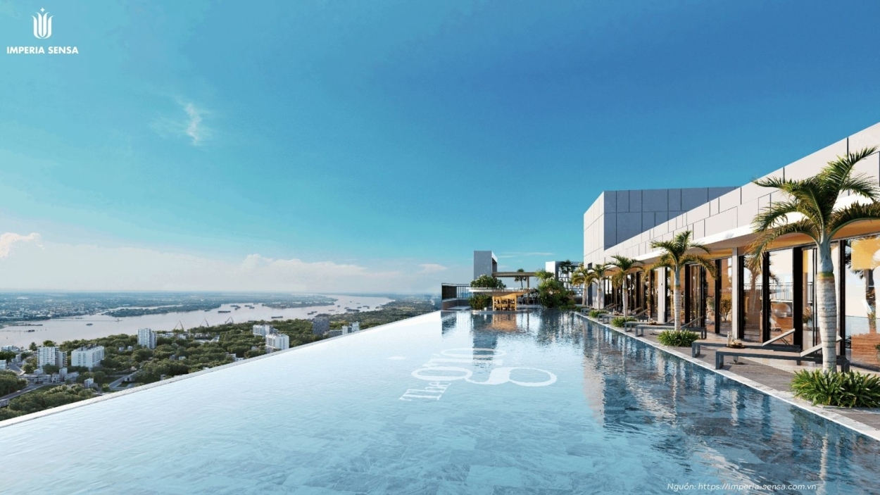 Hồ bơi vô cực tại dự án Imperia Sensa Hồ bơi vô cực tại dự án Imperia Sensa