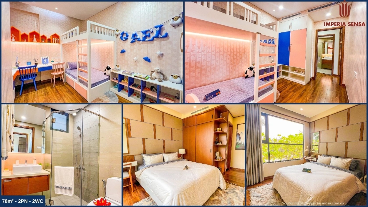 Thiết kế sang trọng nhà mẫu Imperia Sensa 78m2 Thiết kế sang trọng nhà mẫu Imperia Sensa 78m2